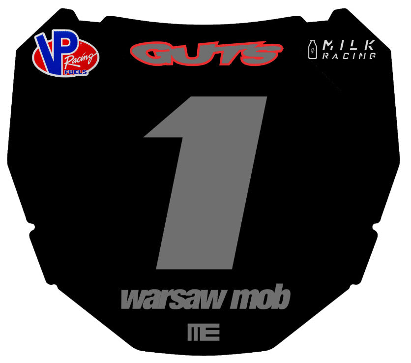 Naklejka na odi number plate