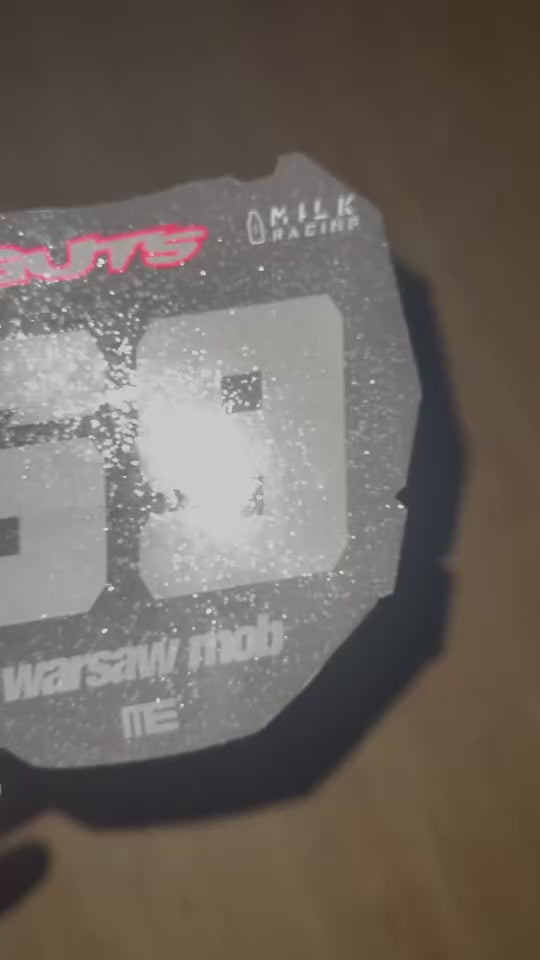 Naklejka na odi number plate